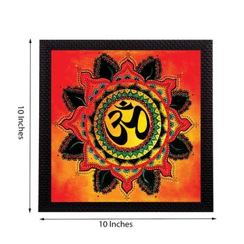 Holy Om Satin Matt Texture UV Art Painting 2