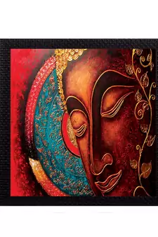 Lord Buddha Satin Matt Texture UV Art Painting
