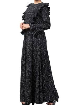 Maxi Dress With Ruffles-Made Of Bubble Crepe 2