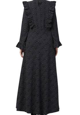 Maxi Dress With Ruffles-Made Of Bubble Crepe 7