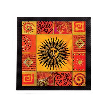 Face Of Sun Satin Matt Texture UV Art Painting 1