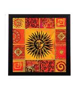 Face Of Sun Satin Matt Texture UV Art Painting