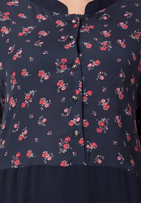 Printed Abaya Like Dress For Daily Use  Made In Crepe And Moss Fabric 7