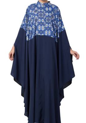 Multi Color Irani Kaftan In Printed Fabric Made In Crepe And Moss Fabric 1