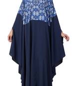 Multi Color Irani Kaftan In Printed Fabric Made In Crepe And Moss Fabric