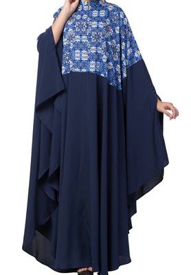 Multi Color Irani Kaftan In Printed Fabric Made In Crepe And Moss Fabric 2