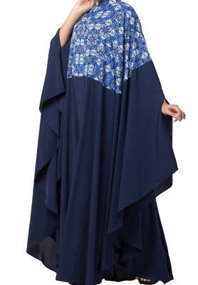 Multi Color Irani Kaftan In Printed Fabric Made In Crepe And Moss Fabric 3