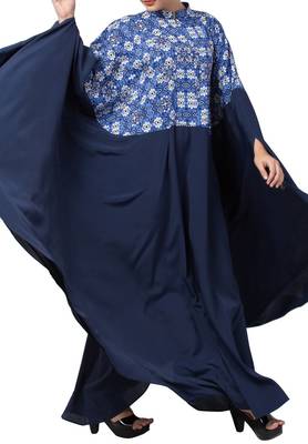 Multi Color Irani Kaftan In Printed Fabric Made In Crepe And Moss Fabric 7