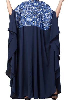 Multi Color Irani Kaftan In Printed Fabric Made In Crepe And Moss Fabric 8