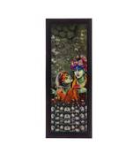 Radha Krishna Satin Matt Texture UV Art Painting