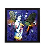 Lovely Couple Satin Matt Texture UV Art Painting