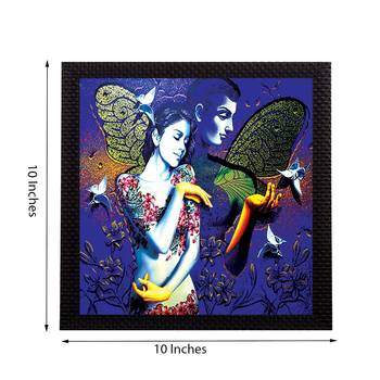 Lovely Couple Satin Matt Texture UV Art Painting 2
