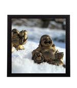 Laughing Buddha Satin Matt Texture UV Art Painting