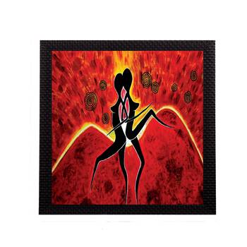 Block Human Figurine Satin Matt Texture UV Art Painting 1