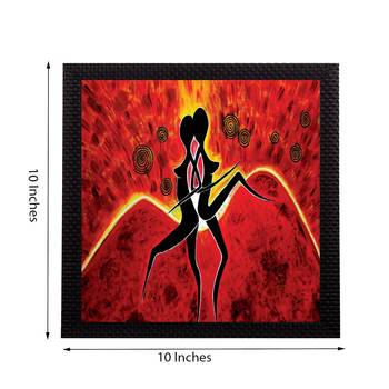 Block Human Figurine Satin Matt Texture UV Art Painting 2