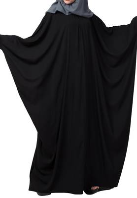 Simple Yet Elegant Islamic Kaftan Abaya With Pleats On Neck Made In kashibo Matte Fabric 5