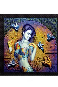Artistic Lady Satin Matt Texture UV Art Painting
