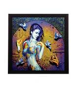 Artistic Lady Satin Matt Texture UV Art Painting