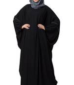 Islamic Kaftan Abaya With Pipings And Pleats Made In kashibo Matte Fabric