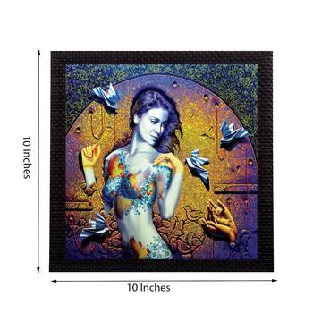 Artistic Lady Satin Matt Texture UV Art Painting 2