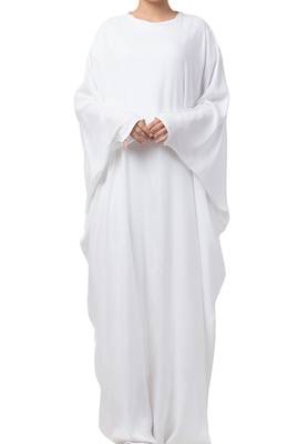 Stylish White Kaftan In kashibo Matte Fabric Made In kashibo Matte Fabric 2