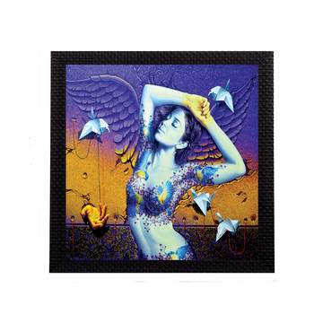 Beautiful Lady Satin Matt Texture UV Art Painting 1