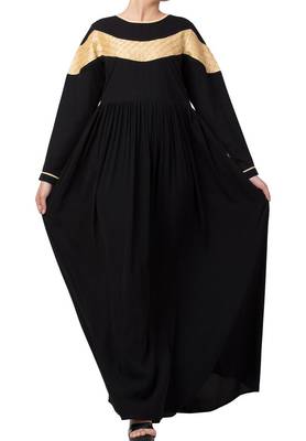 Modest Dress For Special Occasions Made In Nida Matte Fabric 1