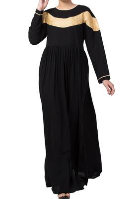 Modest Dress For Special Occasions Made In Nida Matte Fabric 2