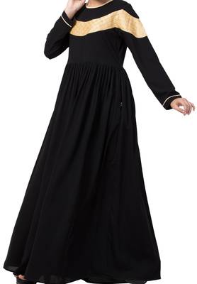 Modest Dress For Special Occasions Made In Nida Matte Fabric 4