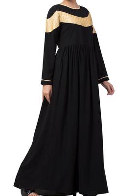 Modest Dress For Special Occasions Made In Nida Matte Fabric 6