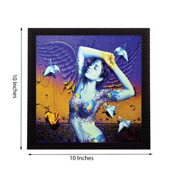 Beautiful Lady Satin Matt Texture UV Art Painting 2
