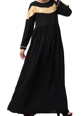 Modest Dress For Special Occasions Made In Nida Matte Fabric 8