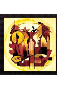Modern Art Satin Matt Texture UV Art Painting