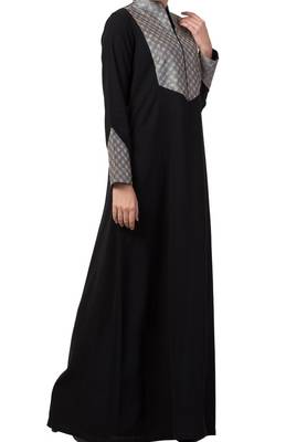 Modest Designer Dress For Special Occasions Made In Nida Matte Fabric 8