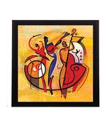 Modern Art With Human Figurine Satin Matt Texture UV Art Painting