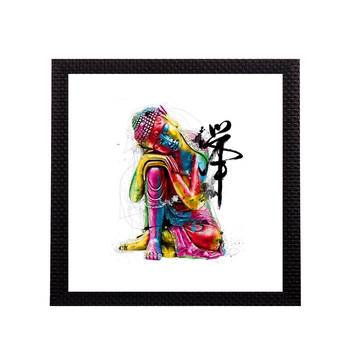Colorful Lord Buddha Satin Matt Texture UV Art Painting 1