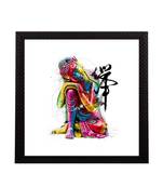Colorful Lord Buddha Satin Matt Texture UV Art Painting