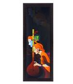 Divine Radha Krishna Satin Matt Texture UV Art Painting