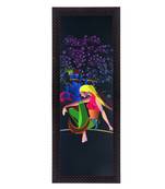 Lordess Radha Krishna Satin Matt Texture UV Art Painting