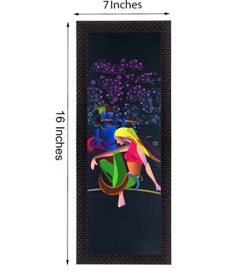 Lordess Radha Krishna Satin Matt Texture UV Art Painting 2