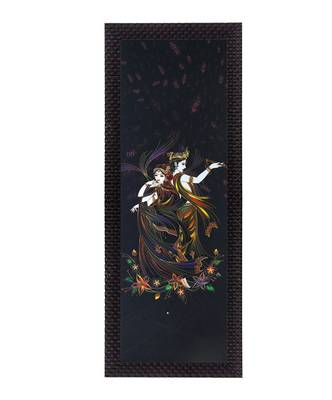 Dancing Radha Krishna Satin Matt Texture UV Art Painting 1