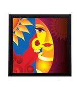 Beautiful Lady Face Satin Matt Texture UV Art Painting