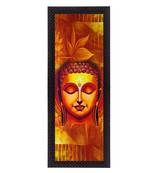 Face Of Lord Buddha Satin Matt Texture UV Art Painting
