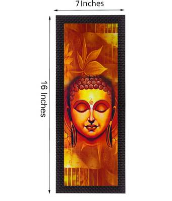 Face Of Lord Buddha Satin Matt Texture UV Art Painting 2