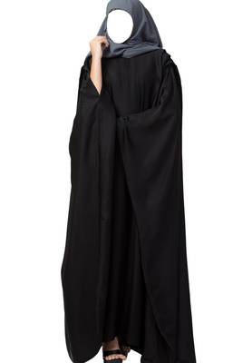 Very Elegant Islamic Abaya Kaftan With Pleats On Shoulders Made In Premium kashibo Fabric 2