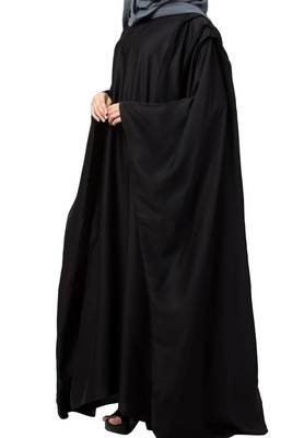 Very Elegant Islamic Abaya Kaftan With Pleats On Shoulders Made In Premium kashibo Fabric 4