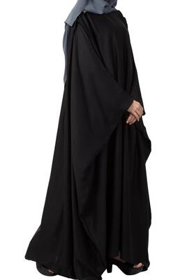 Very Elegant Islamic Abaya Kaftan With Pleats On Shoulders Made In Premium kashibo Fabric 6