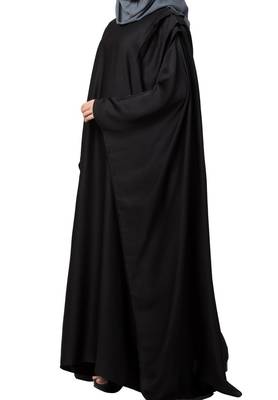 Very Elegant Islamic Abaya Kaftan With Pleats On Shoulders Made In Premium kashibo Fabric 8