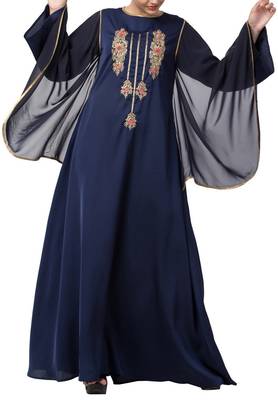 Royal Abaya Dress With Dabka Work For Special Occassions Made In Premium Nida Fabric 2