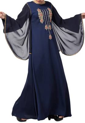 Royal Abaya Dress With Dabka Work For Special Occassions Made In Premium Nida Fabric 6